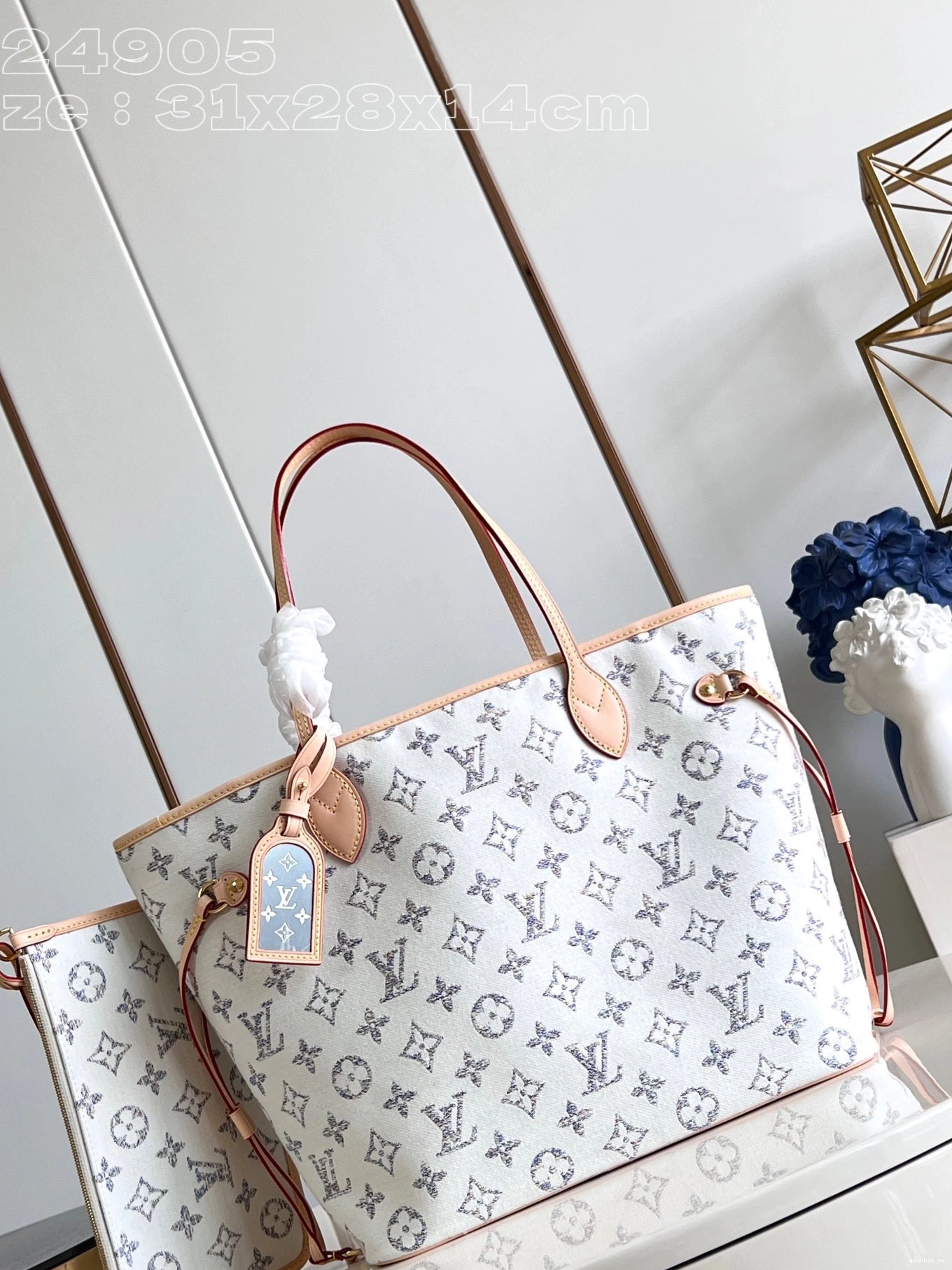 WIS VUITTON LOUIS NEVERFULL MM-31*28*14cm 1007